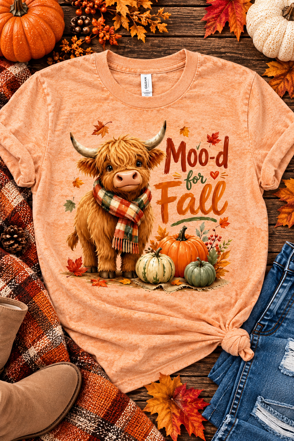 Moo'd for Fall Highland Cow Graphic Collection