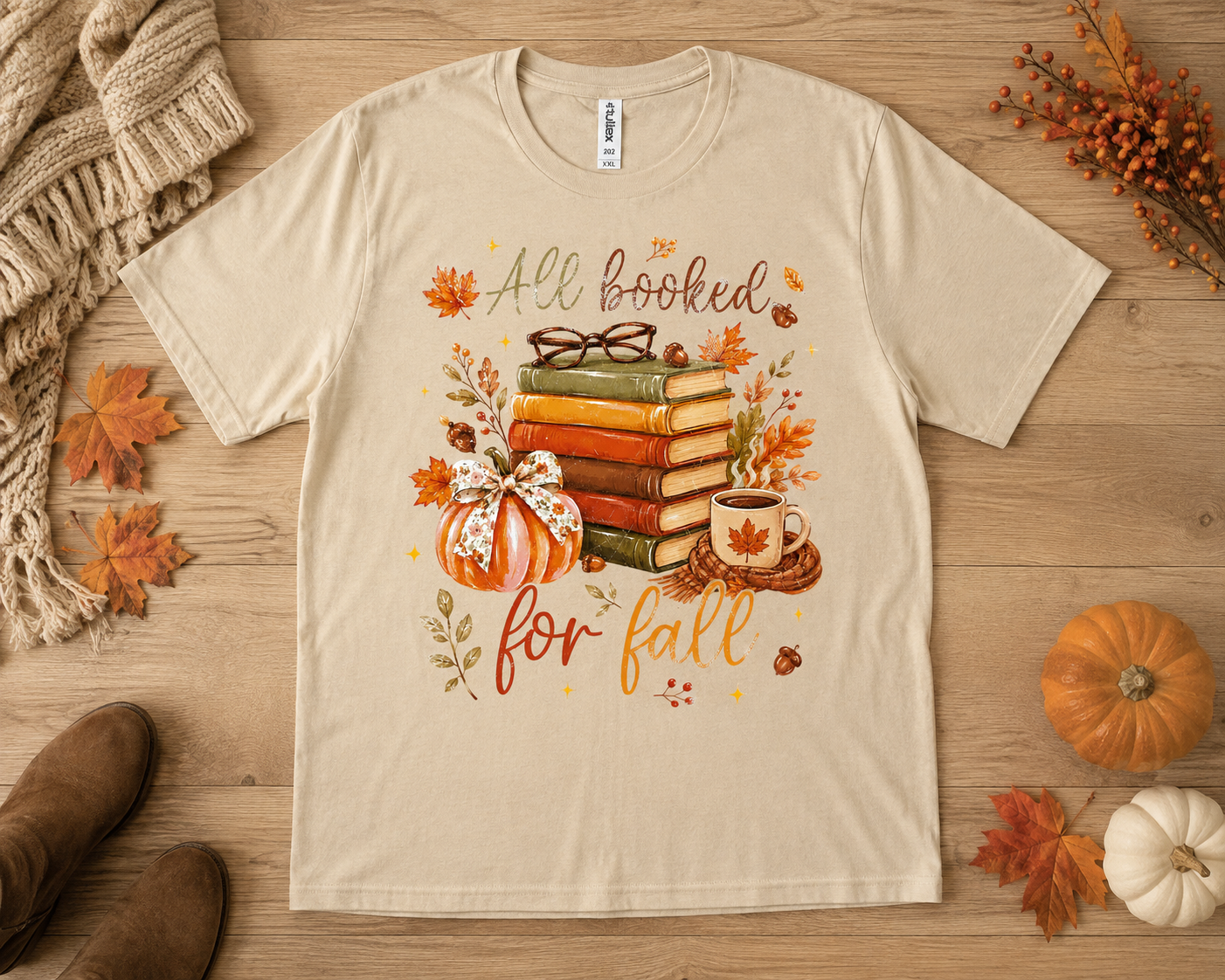 “All Booked For Fall” Graphic Tee