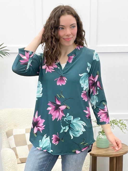 MPB Exclusive Chloe Top - Elegant Bloom