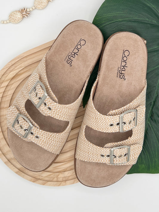 Corkys Dash Sandals - Raffia