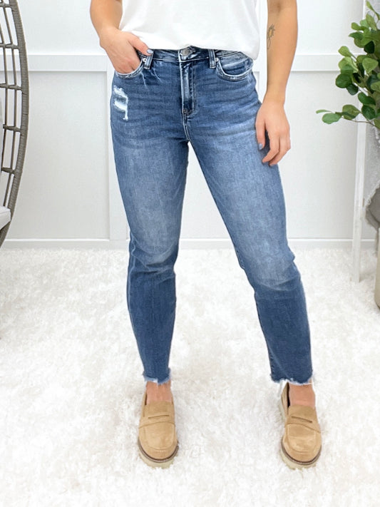 Step to the Beat Straight Leg Jeans by Mica Denim