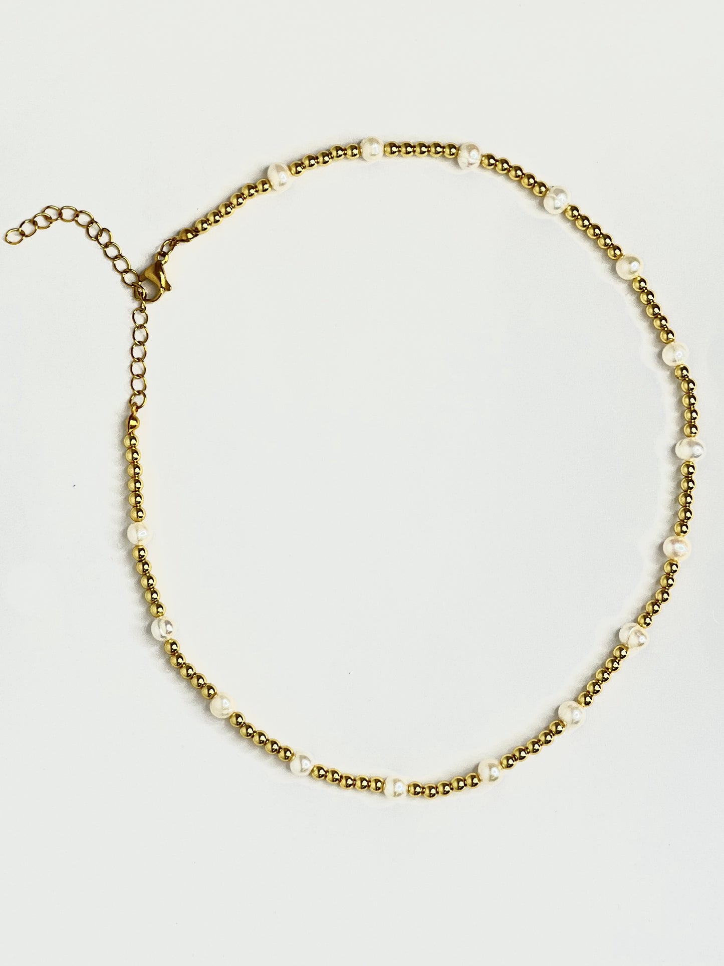 Golden Pearl Radiance Necklace