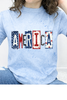 Vintage America Block Letter Graphic Collection