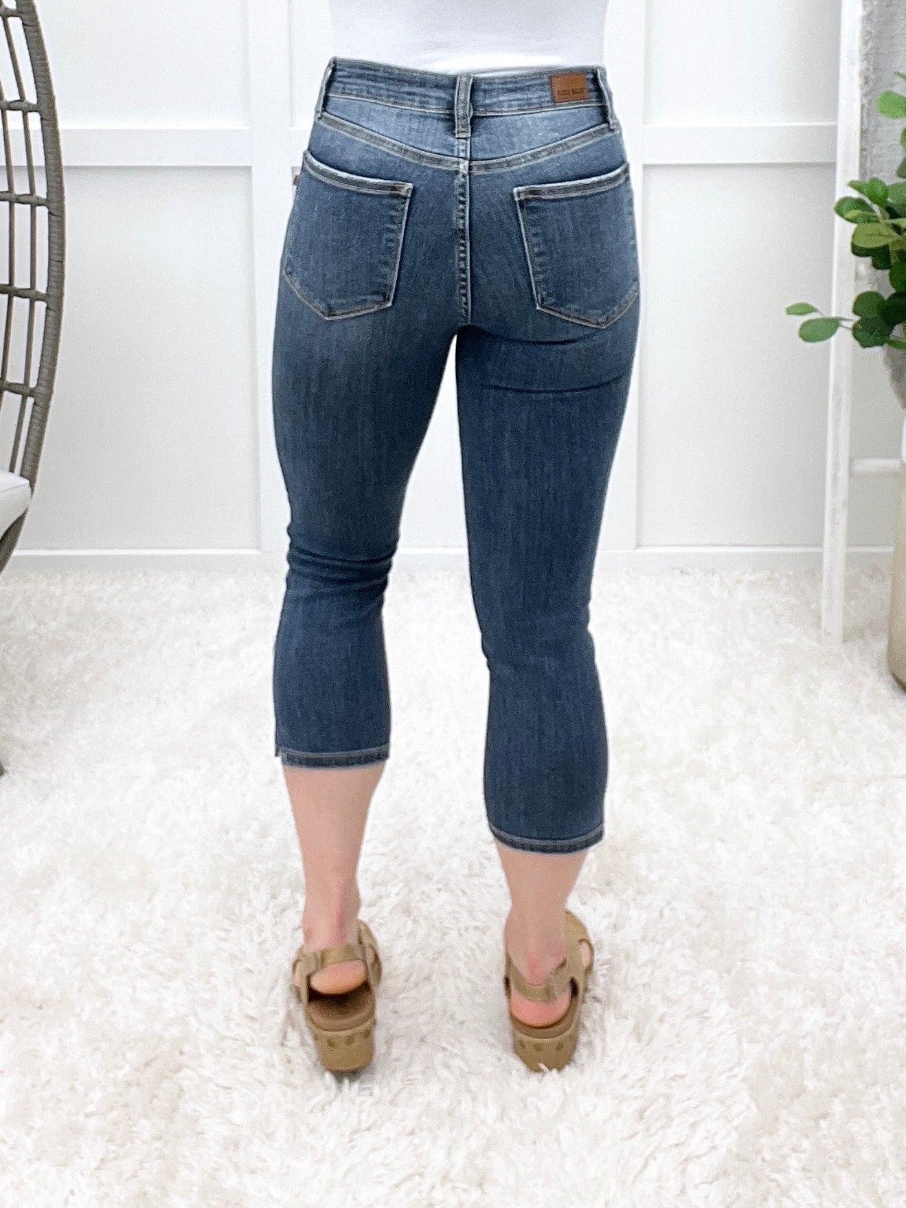 Savannah Rose High-Rise Capri Jeans by Judy Blue