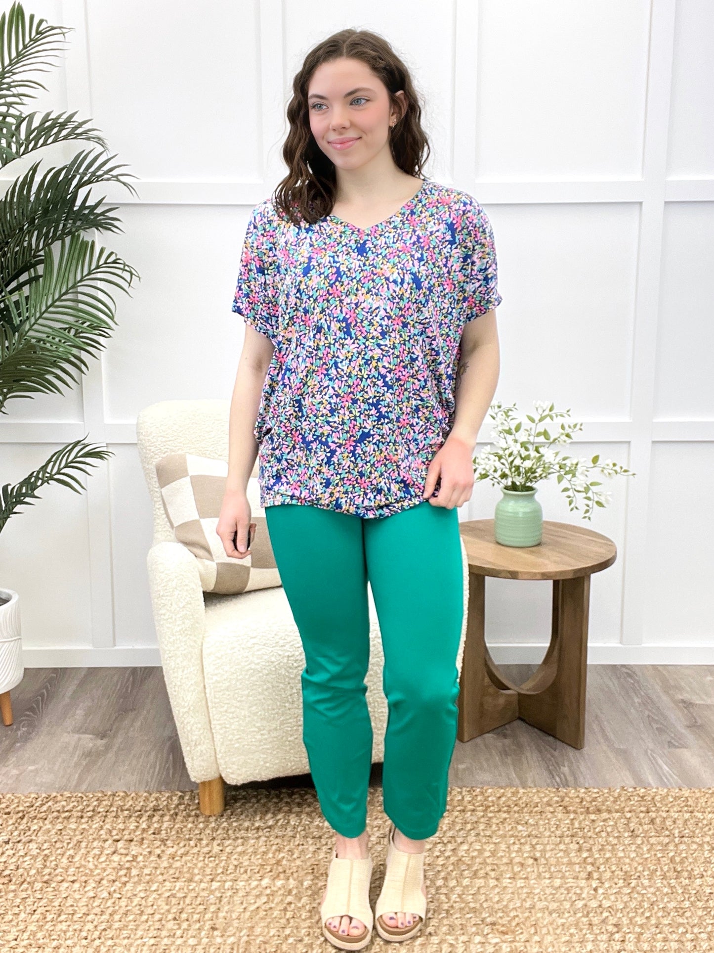 Dear Scarlett Floral Muse Sadie Top