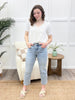 Mary High Rise Crop Straight Jeans