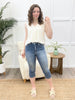 The Melissa High Rise Denim Capris by RFM