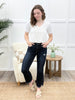 Sarah High Rise Crop Flare Jeans