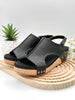 Corkys Volta II Sandals - Black Smooth