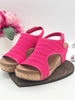 Corkys Carley Wedge - Fuchsia Knit