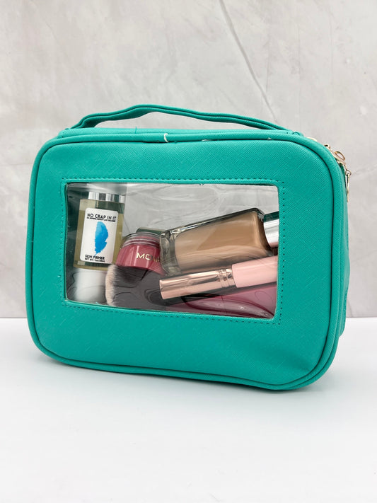 Pretty Preview Make Up Bag - Mint