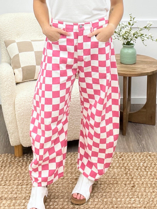 Squared Off Barrel Jeans