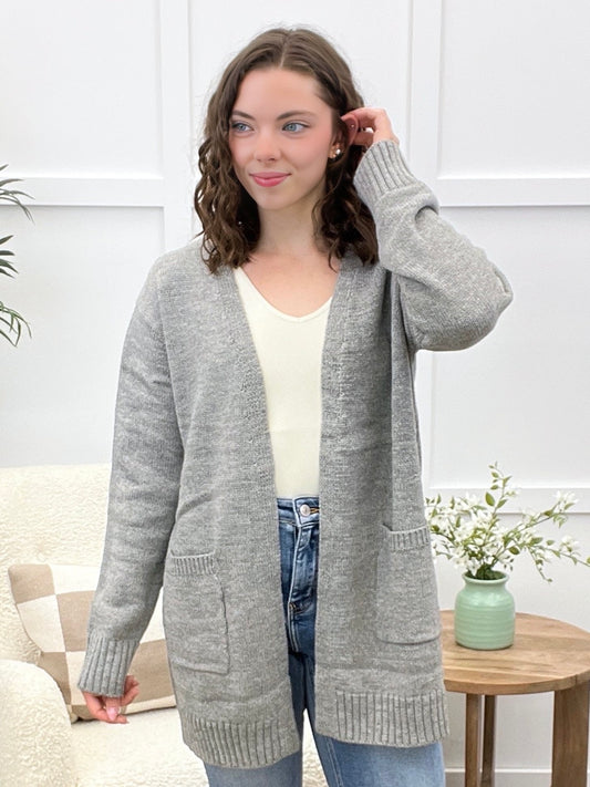Catch A Groove Cardigan, Grey