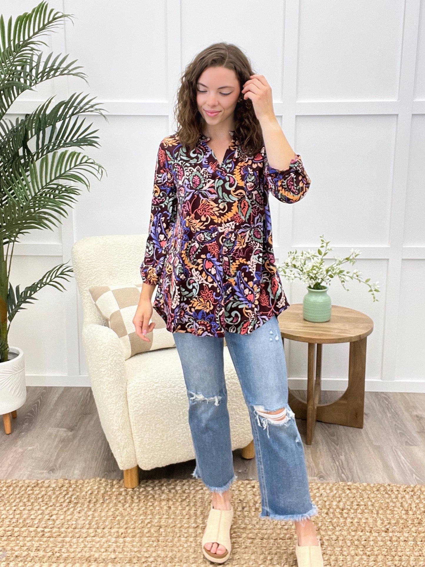 Dear Scarlett Open Your Arms Lizzy Top