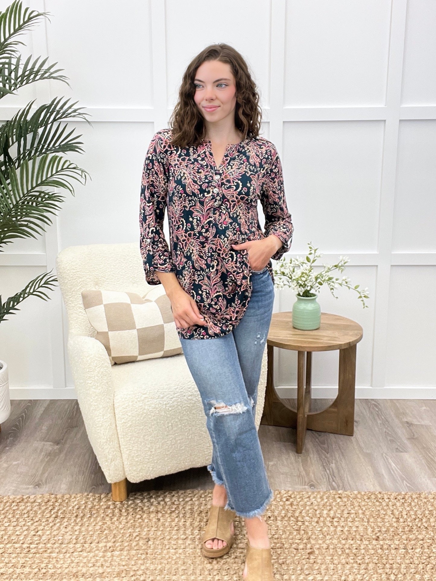 Dear Scarlett Wander About Lizzy Top