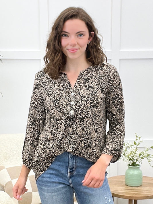 Dear Scarlett Tell Me Something Lizzy Luxe Top