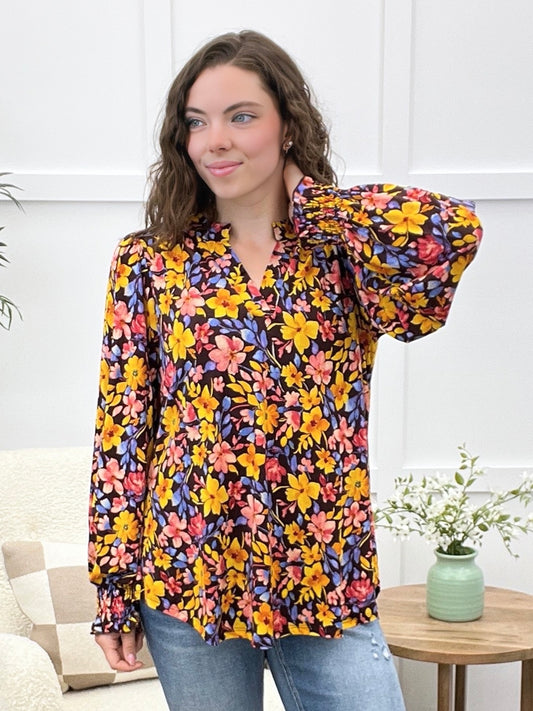 Dear Scarlett On Your Side Lizzy Smock Top