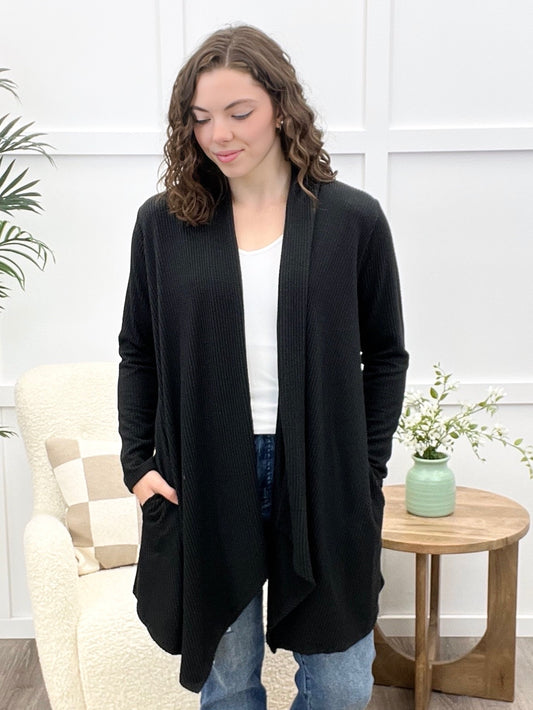 Warm Comfort Cardigan - Black
