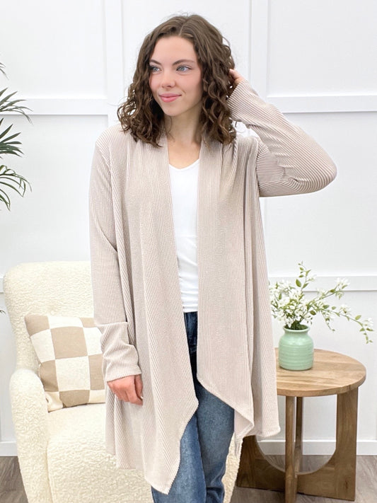 Warm Comfort Cardigan - Oatmeal