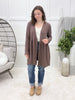 Toasty Texture Cardigan - Brown