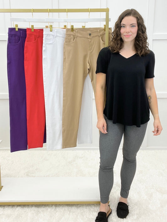 The Paisley Skinny Jeggings | 5 Colors