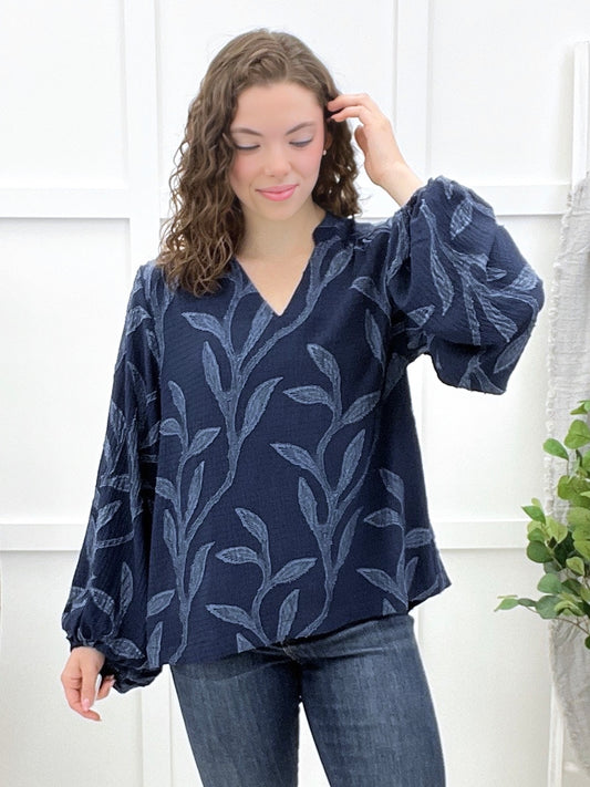 Enchanted Dreams Top - Navy