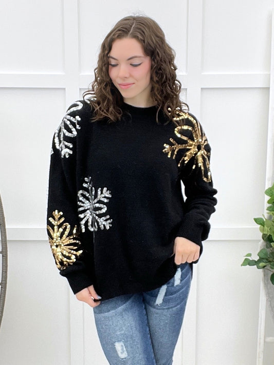 Winter Glam Sweater