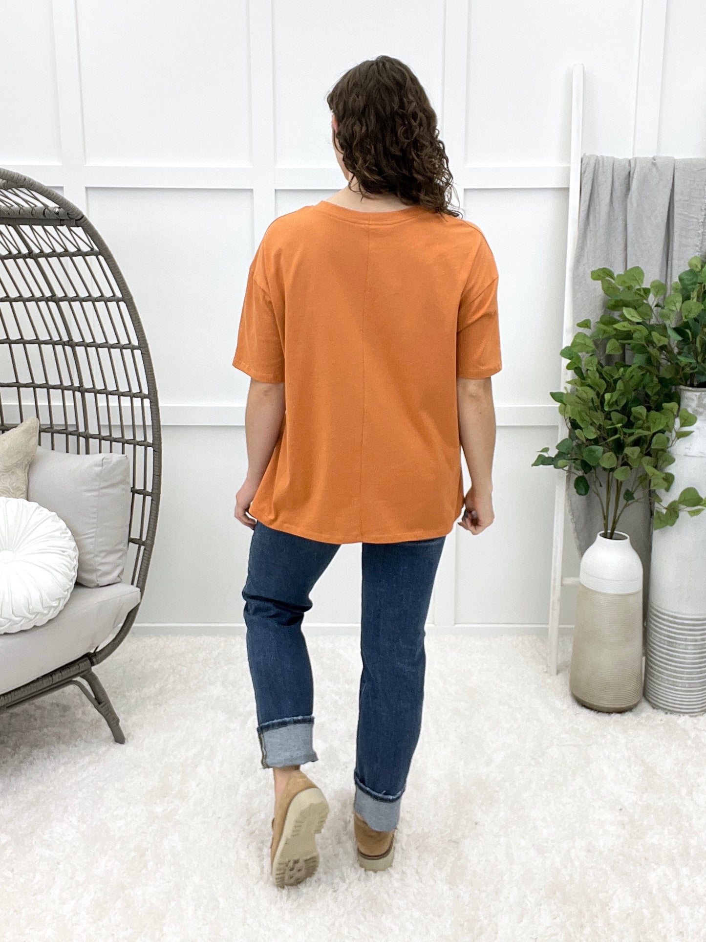 Pocketful Of Style Top - Terracotta