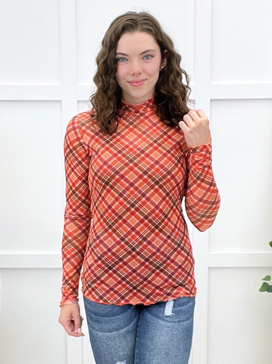 Picture Perfect Mesh Top