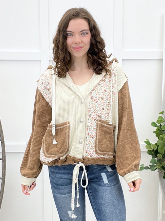 I've Got You Hooded Shacket