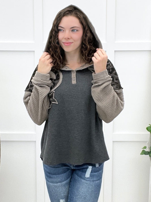 Wild Star Hooded Top