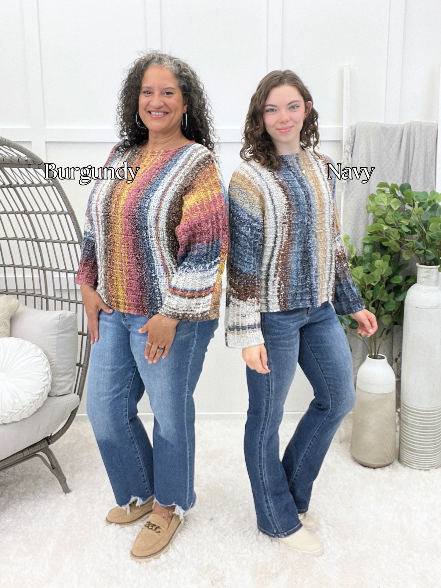 Stripes On The Horizon Sweater | 2 colors