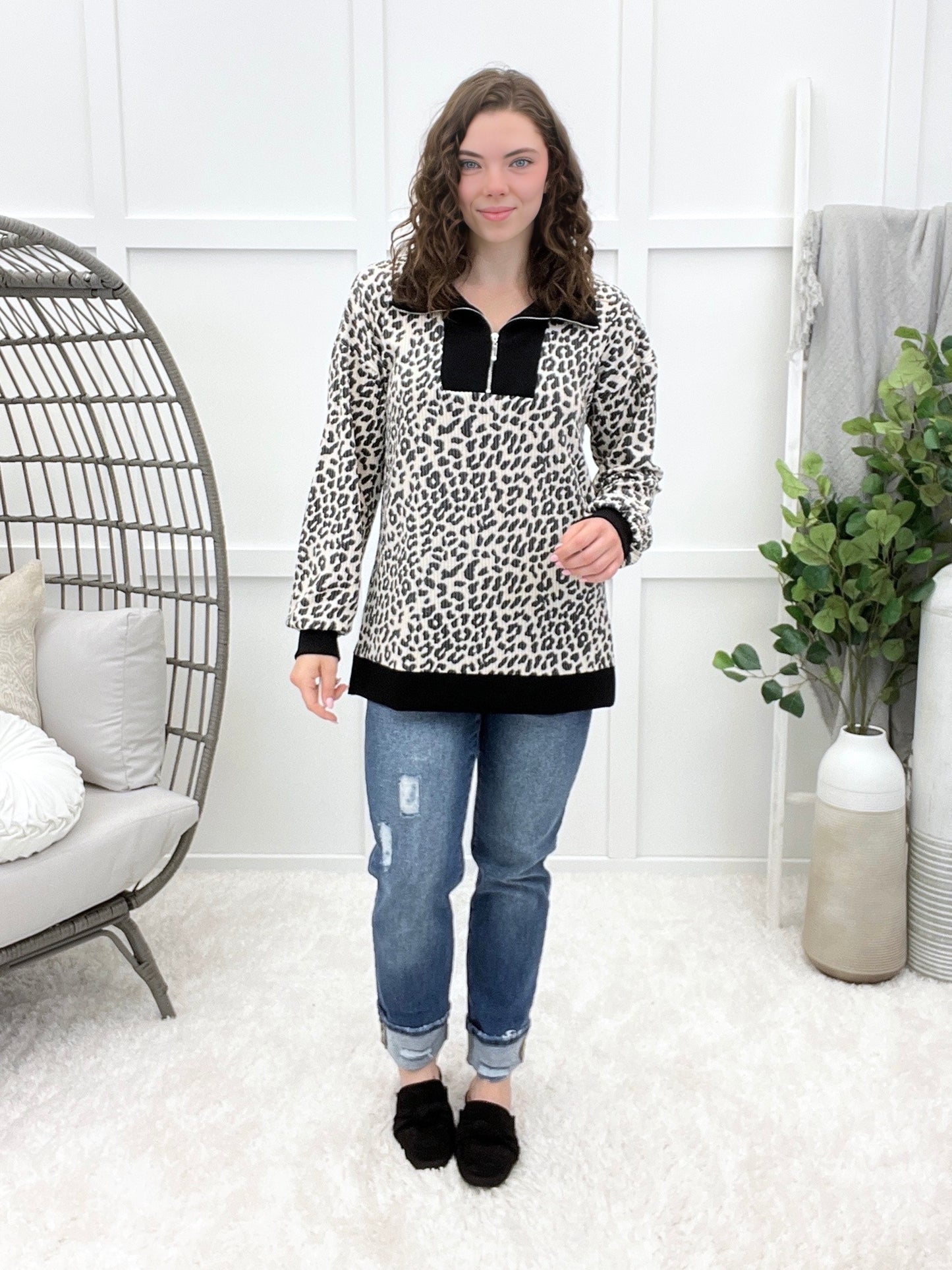 By The Wind Leopard-print Top