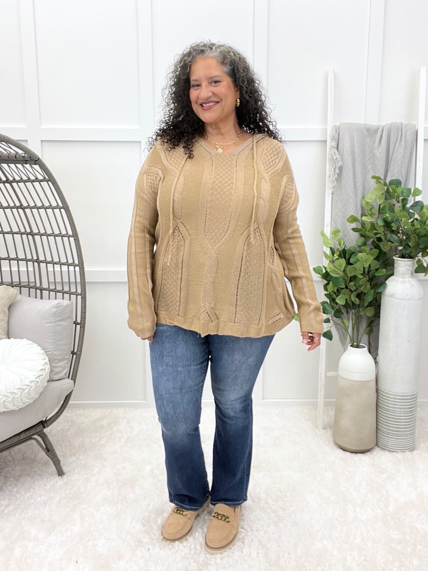 With Time Hooded Top