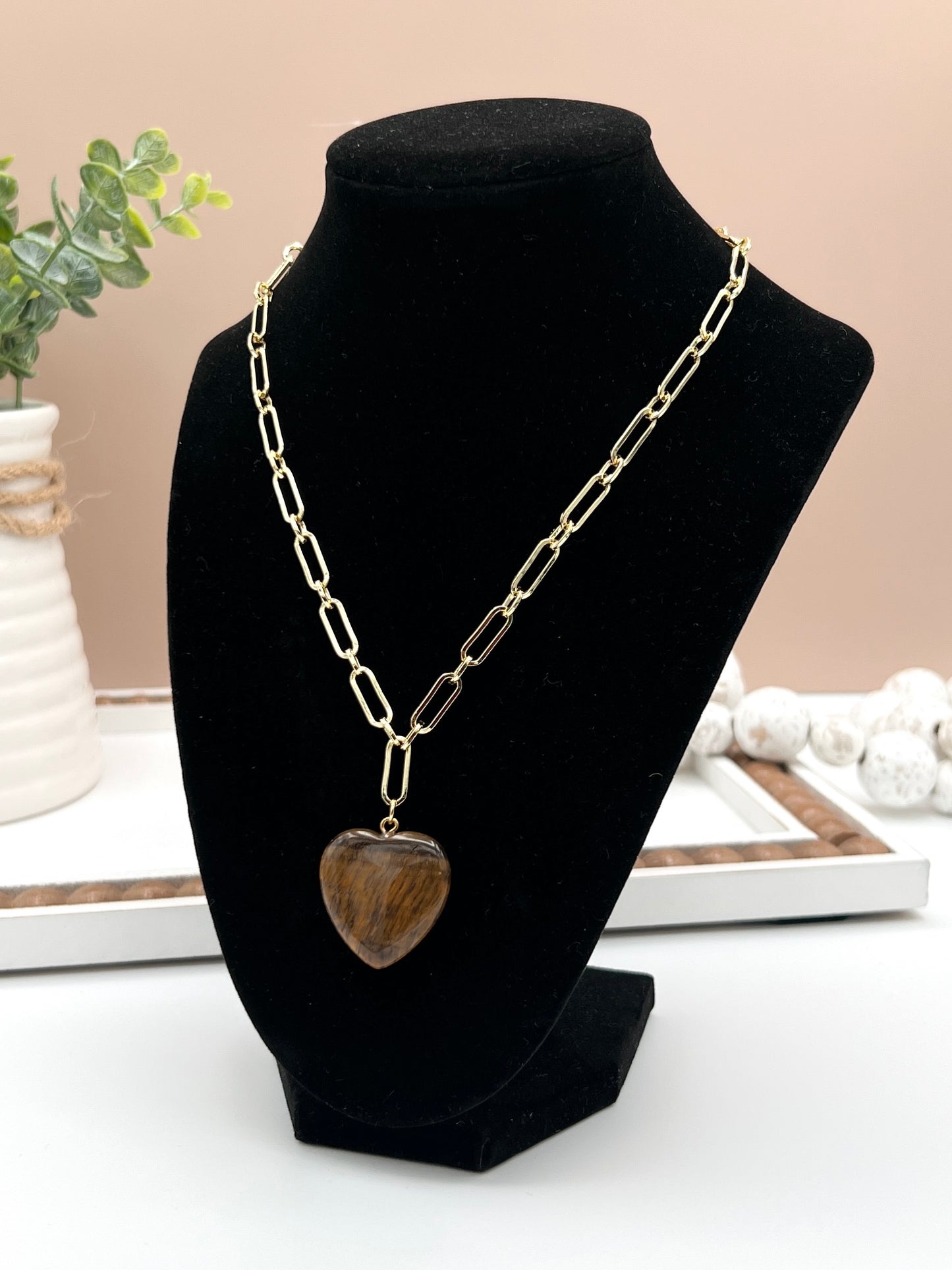 My Perfect Heart Gold Necklace