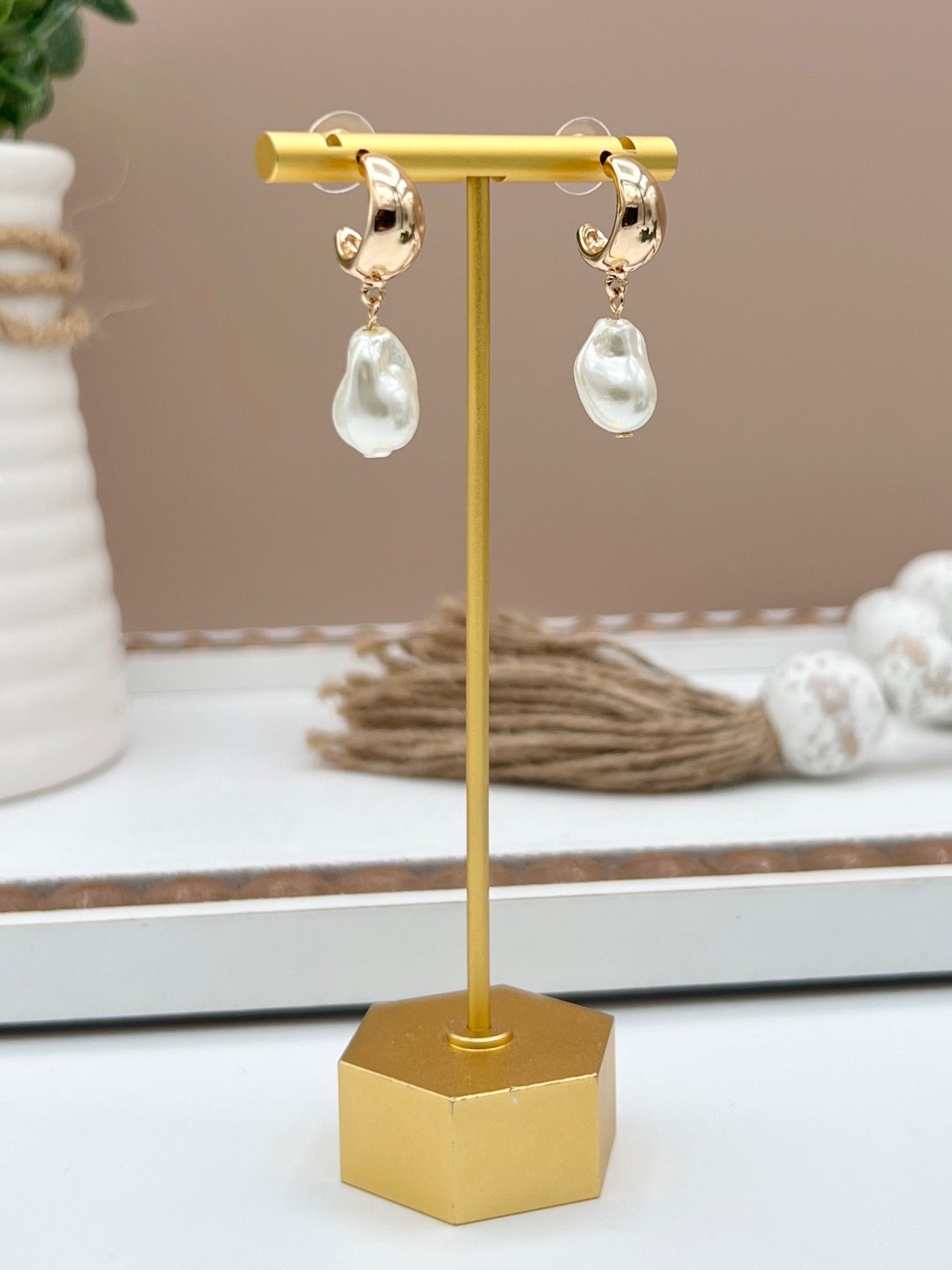 You Never Know Gold Earrings