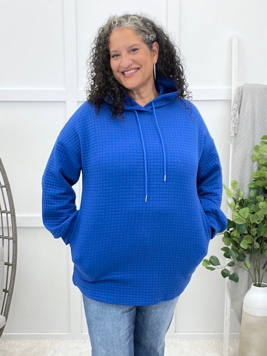 Chasing Comfort Hoodie - Blue