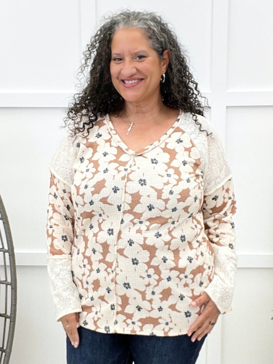 Falling For You Floral Top