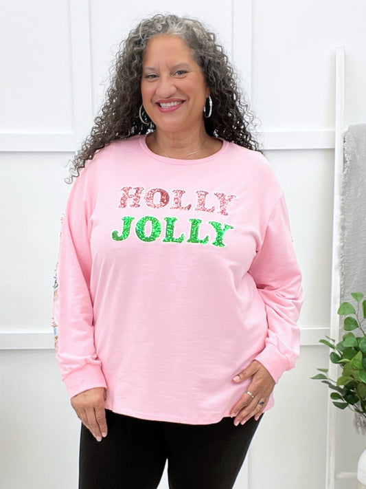 Holly Jolly Sequin Top