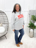 Merry Silver Knit Sweatshirt