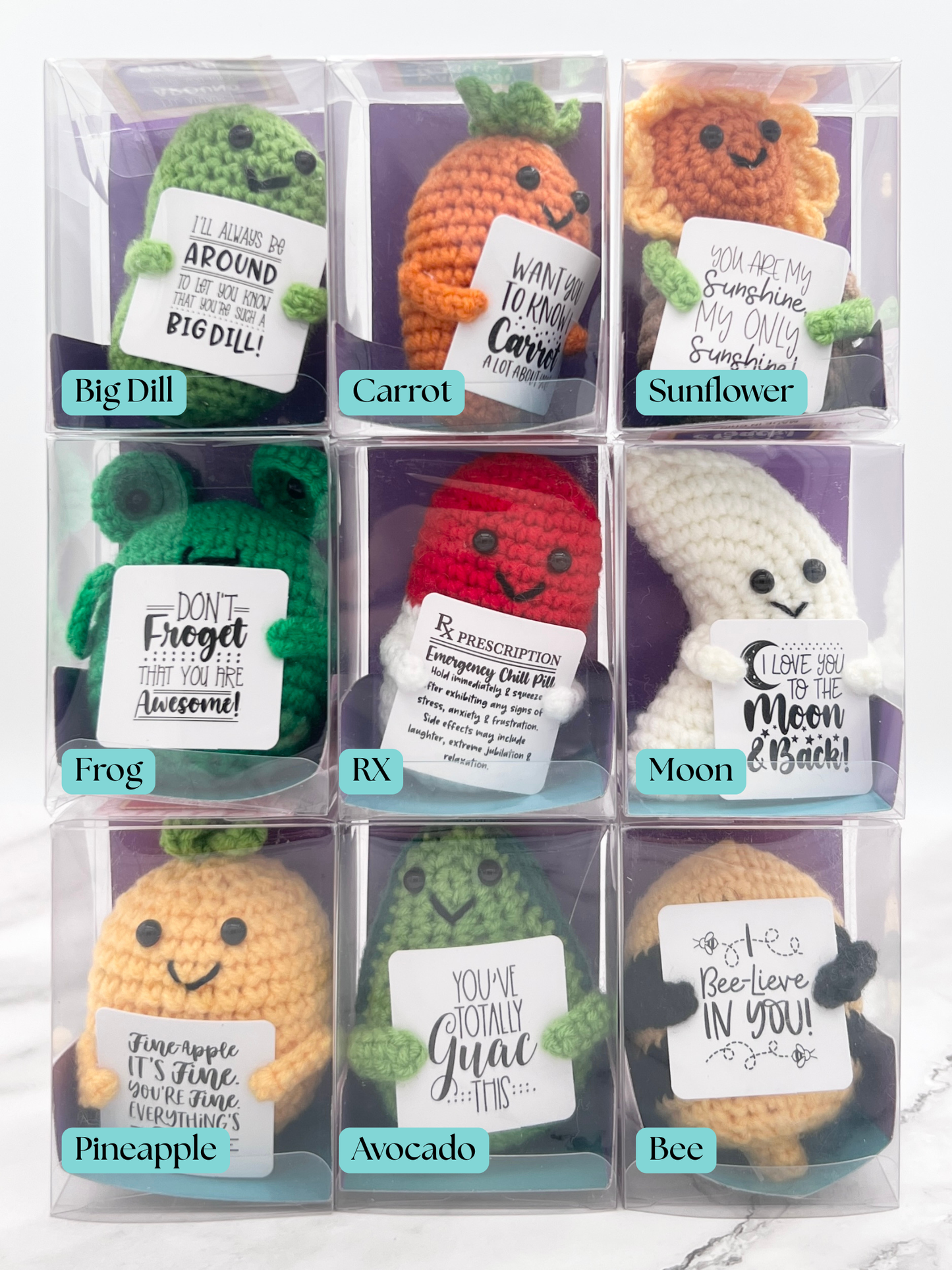 Emotional Support Crochet Plush Pals