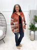 Pretty In Plaid Shacket - Brown