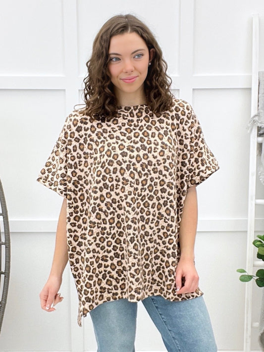 Chasing Yesterday Leopard-print Top