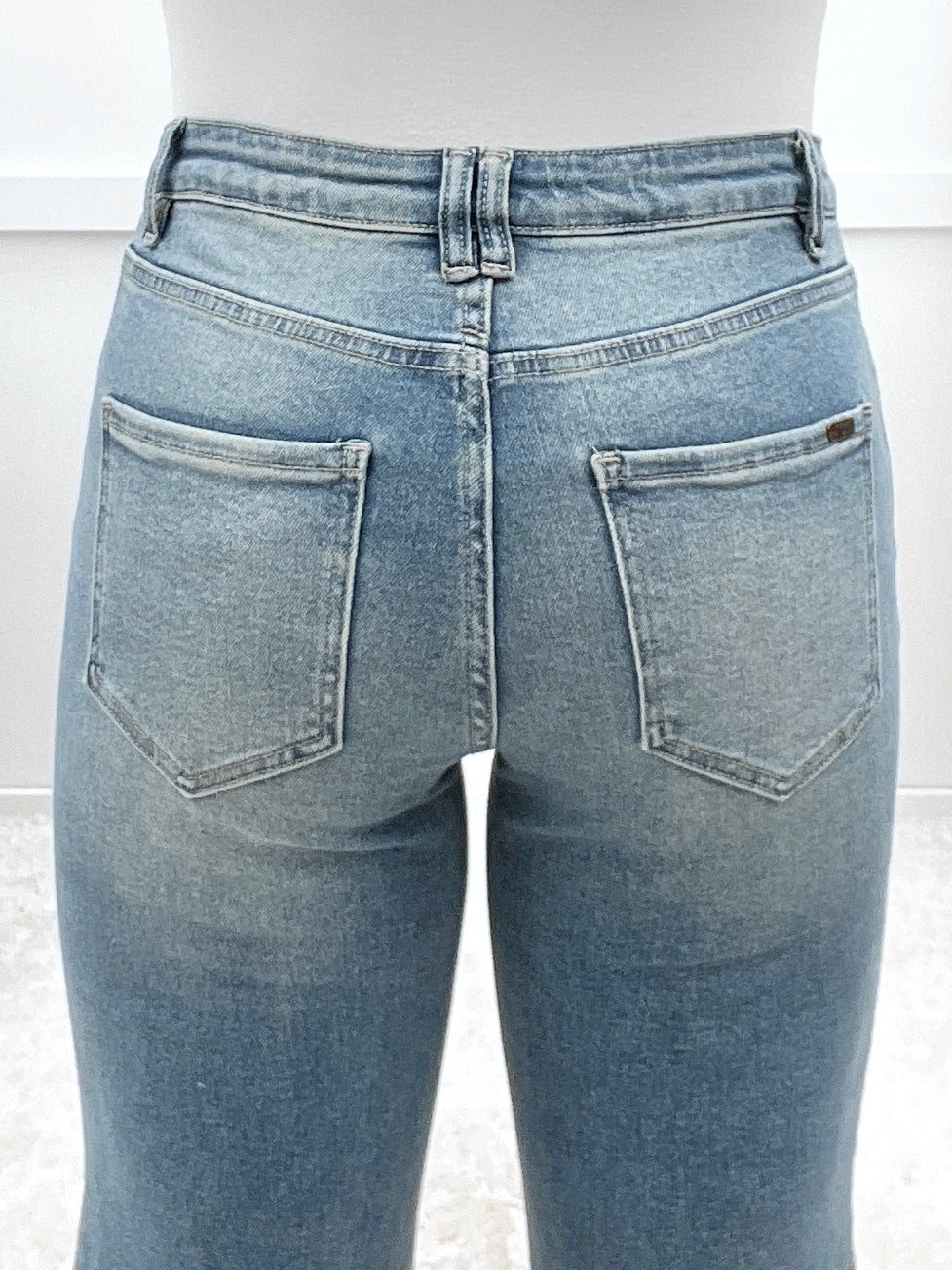 I'll Be Your Girl Cuffed Boyfriend Jeans