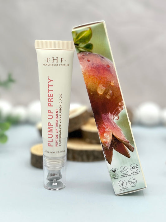 Farmhouse Fresh Plump Up Pretty Peptide Lip Treatment - Black Cherry