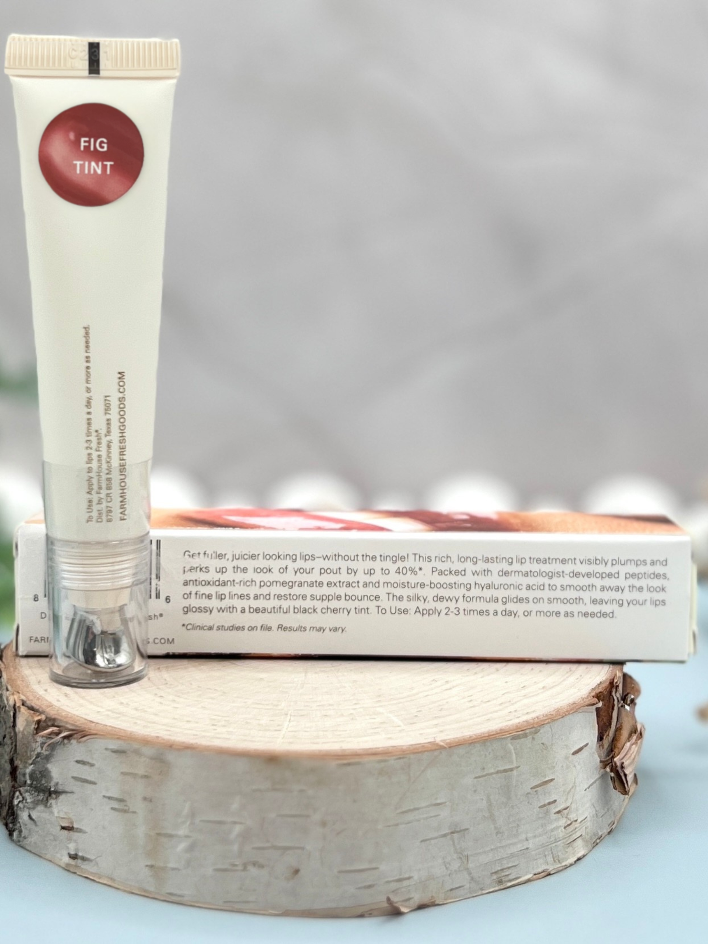 Farmhouse Fresh Plump Up Pretty Peptide Lip Treatment - Fig