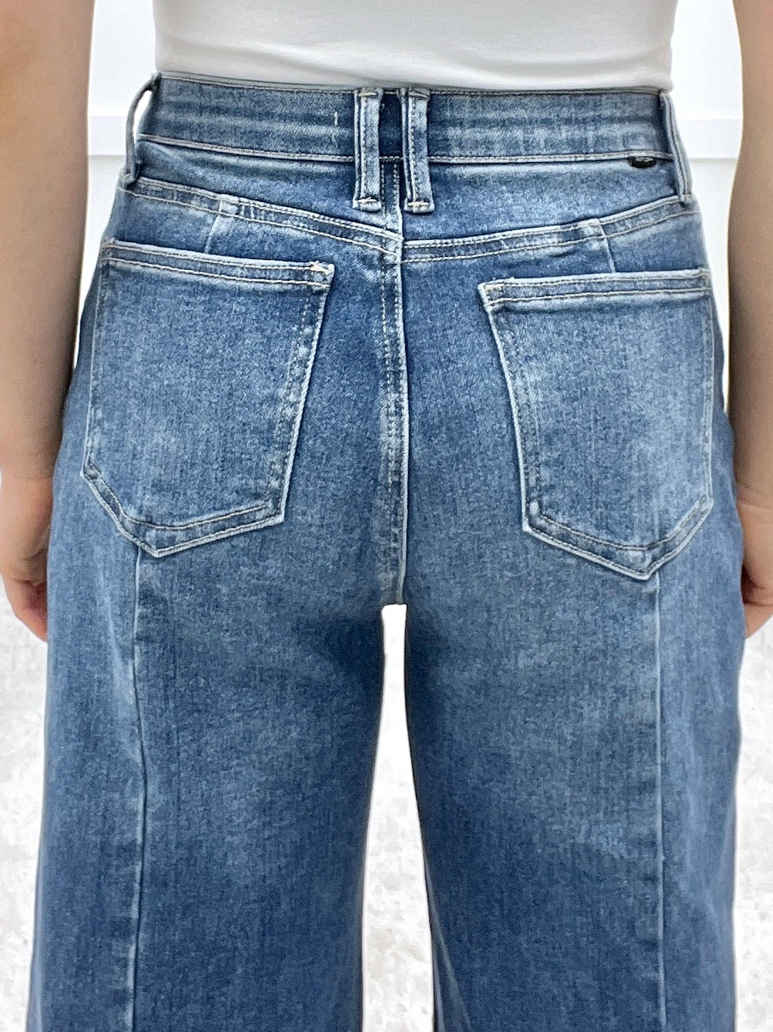 The Stephanie From Saige High Rise Wide Leg Jeans