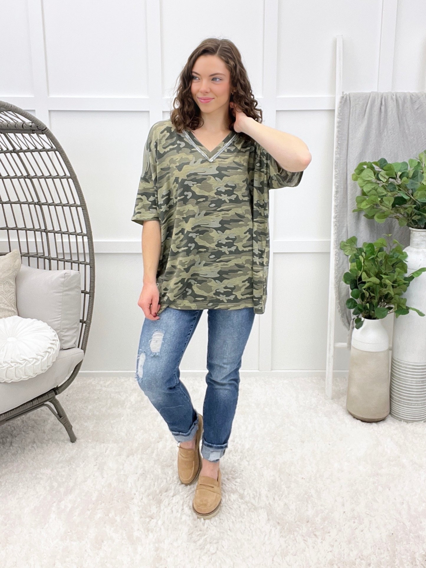 It's For Real Top - Camo