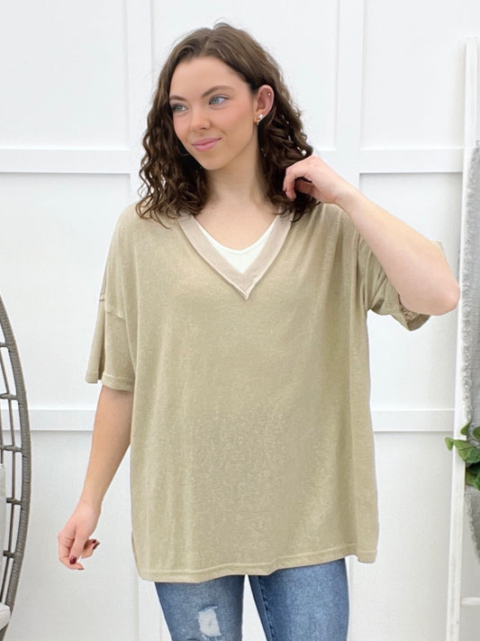 It's For Real Top - Latte