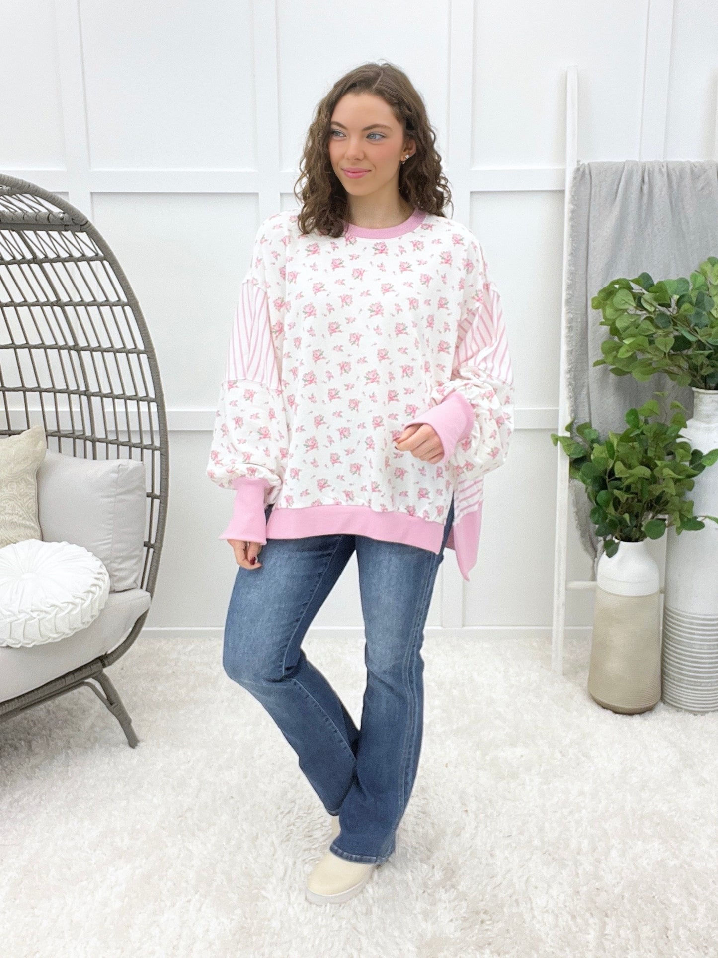 Can't Keep Me Down Top - Pink